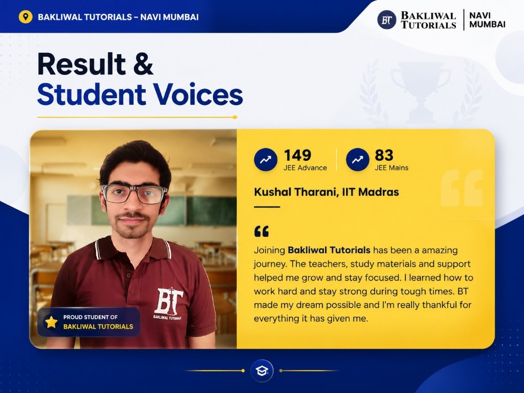 Result & Student Voices - Kushal Tharani
